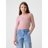 Kids Rib Wrap Top