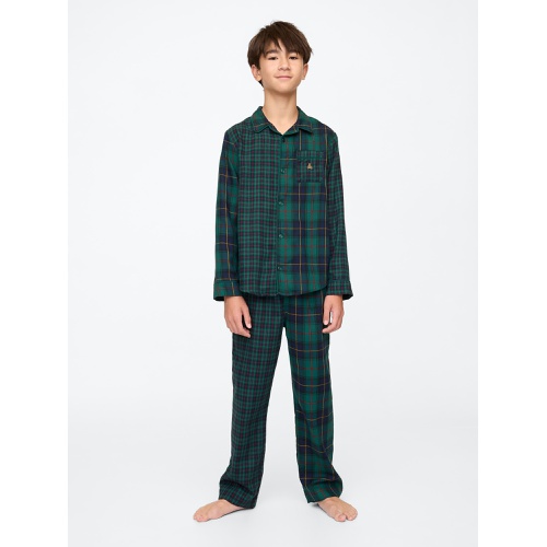 갭 Kids Recycled Flannel PJ set