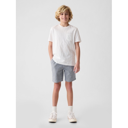 갭 Kids Linen-Cotton Shorts