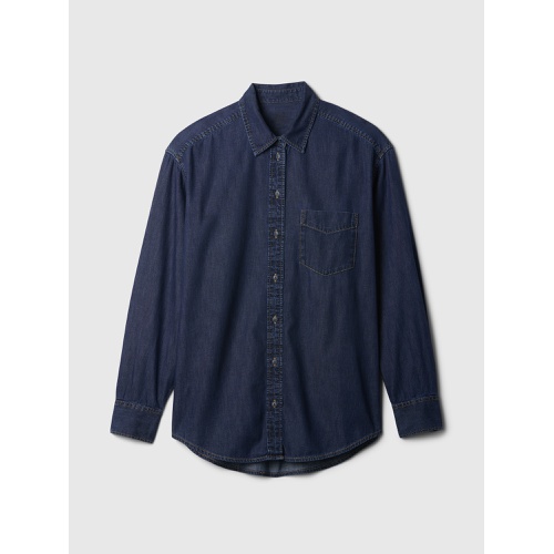 갭 Chambray Denim Big Shirt