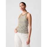 Modern Rib Halter Tank Top