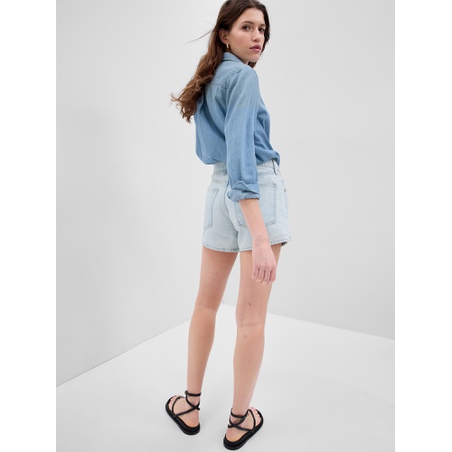 갭 4 Low Rise Stride Denim Shorts