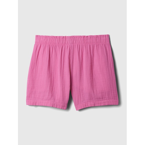 갭 Crinkle Gauze Pull-On Shorts