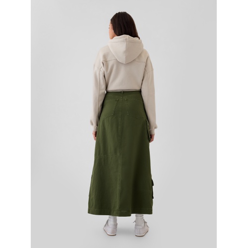 갭 Cargo Maxi Skirt