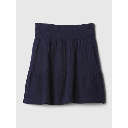 갭 Crinkle Gauze Tiered Mini Skirt