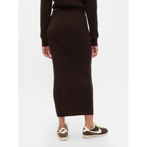 갭 CashSoft Rib Maxi Sweater Skirt