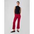 High Rise Ponte Crop Kick Pants