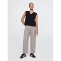 365 High Rise Brushed Twill Pleated Taper Trousers