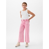 Kids High Rise Stride Wide-Leg Ankle Jeans