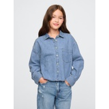 Kids Oversized Denim Shirt