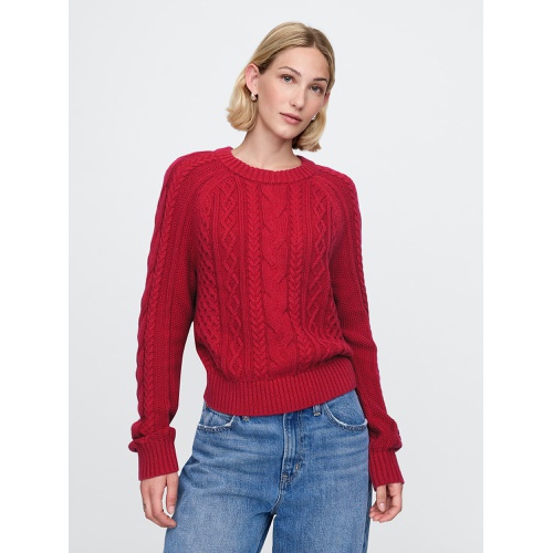 갭 Classic Cable-Knit Sweater