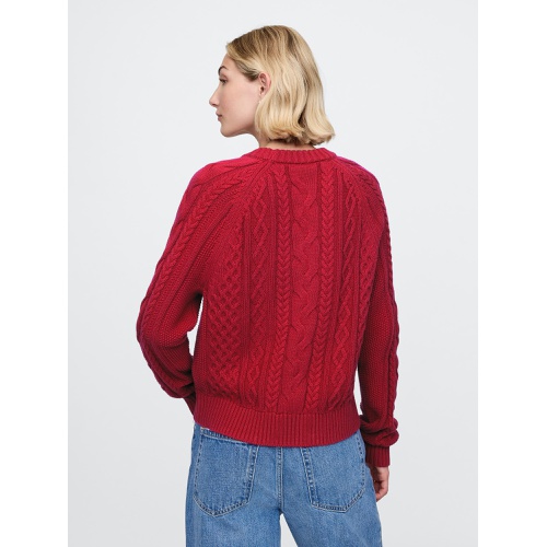 갭 Classic Cable-Knit Sweater