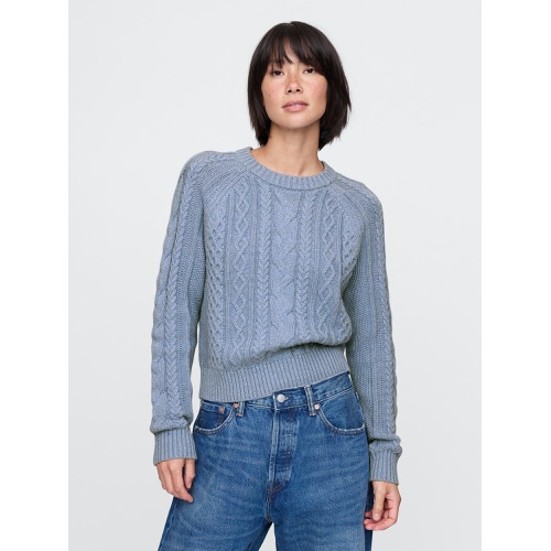 갭 Classic Cable-Knit Sweater