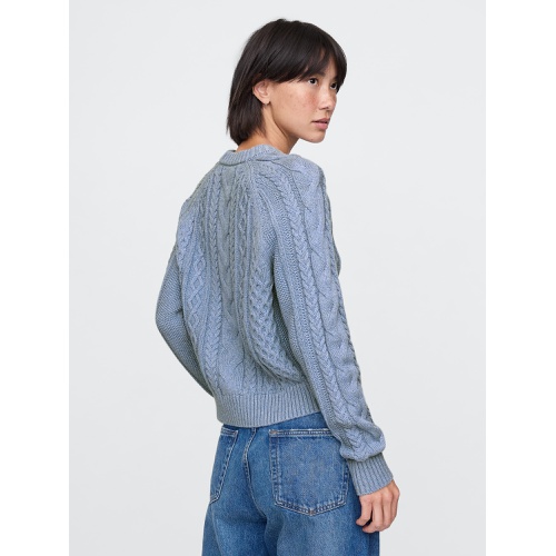 갭 Classic Cable-Knit Sweater