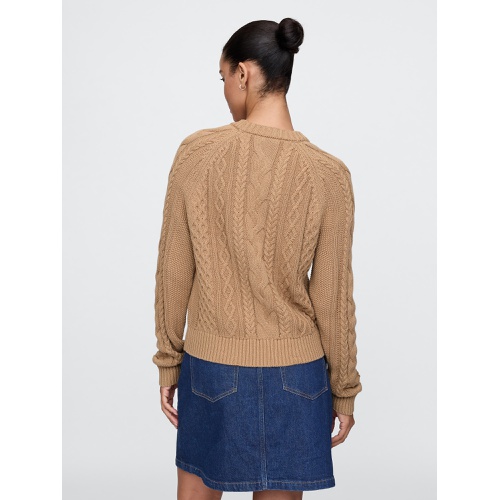 갭 Classic Cable-Knit Sweater