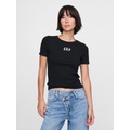 Modern Cropped Logo T-Shirt