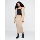 CashSoft Rib Maxi Sweater Skirt