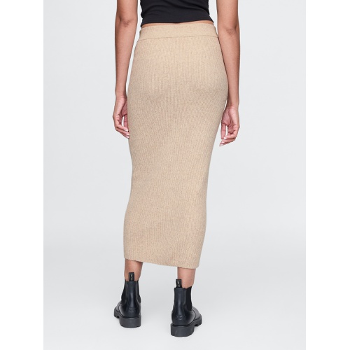 갭 CashSoft Rib Maxi Sweater Skirt