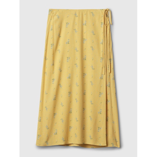 갭 Wrap Midi Skirt