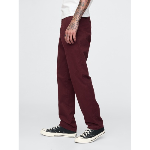 갭 Modern Khakis in Straight Fit with GapFlex