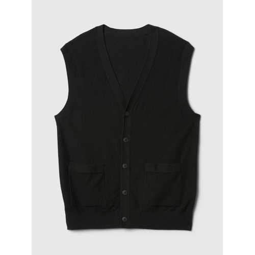 갭 CashSoft Textured Sweater Vest