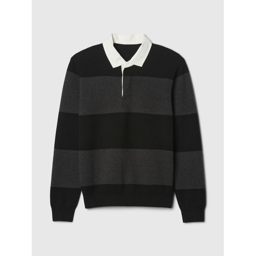 갭 CashSoft Rugby Polo Sweater