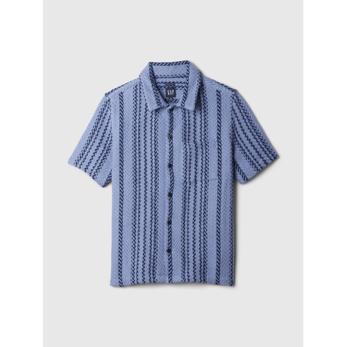 갭 Textured Woven Shirt