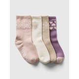 Baby & Toddler Crew Socks (4-Pack)