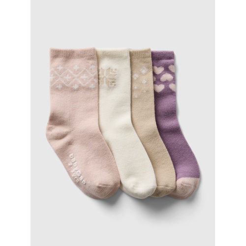 갭 Baby & Toddler Crew Socks (4-Pack)