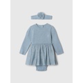 Baby Sweater Tulle Bodysuit Dress