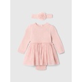 Baby Sweater Tulle Bodysuit Dress