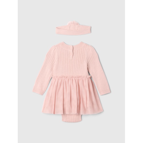 갭 Baby Sweater Tulle Bodysuit Dress