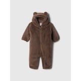 Baby Faux Fur Bear One-Piece