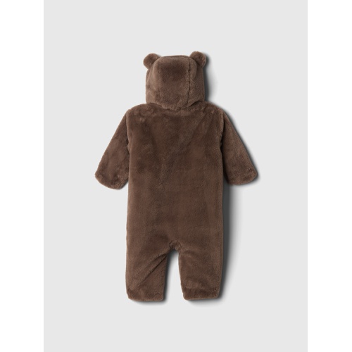 갭 Baby Faux Fur Bear One-Piece