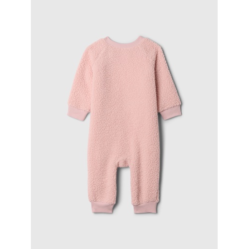 갭 Baby Gap Logo Sherpa One-Piece