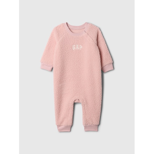 갭 Baby Gap Logo Sherpa One-Piece