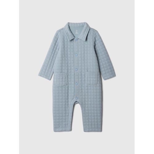 갭 Baby Quilted Jacquard One-Piece