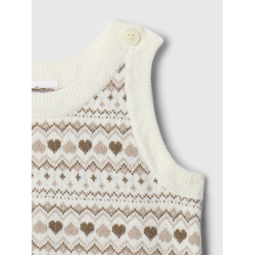 갭 Baby CashSoft Fair Isle One-Piece