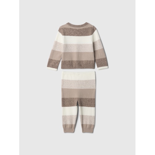 갭 Baby CashSoft Striped Sweater Set