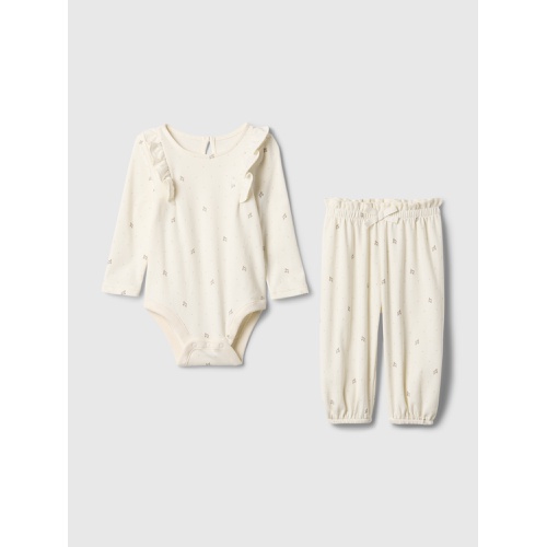 갭 Baby First Favorites Supima Bodysuit Outfit Set