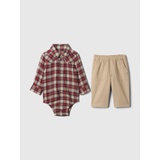 Baby Flannel Outfit Set