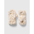 Toddler Faux Fur Leopard Mittens