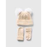 Toddler Cable-Knit Cozy Set