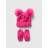 Baby & Toddler Pom Beanie Set