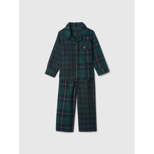 갭 Baby & Toddler Recycled Flannel PJ set