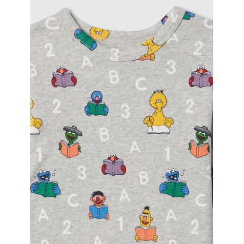 갭 Baby & Toddler Sesame Street Organic Brushed Cotton PJ Set