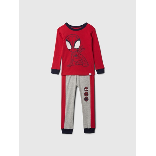 갭 Baby & Toddler Marvel Organic Brushed Cotton Spider-Man PJ Set