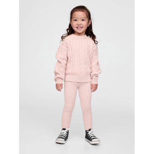 갭 Baby & Toddler CashSoft Rib Sweater Leggings