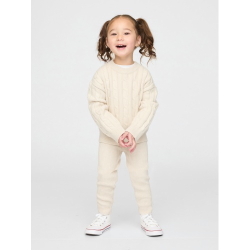 갭 Baby & Toddler CashSoft Rib Sweater Leggings