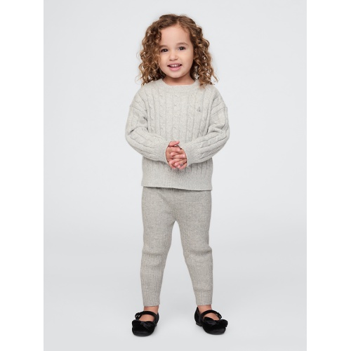 갭 Baby & Toddler CashSoft Rib Sweater Leggings